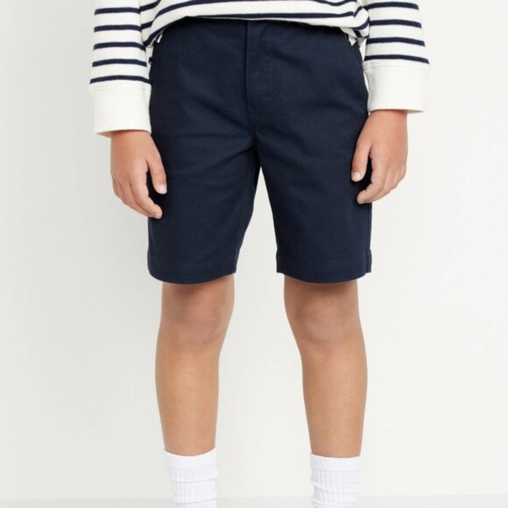 Navy Twill Shorts